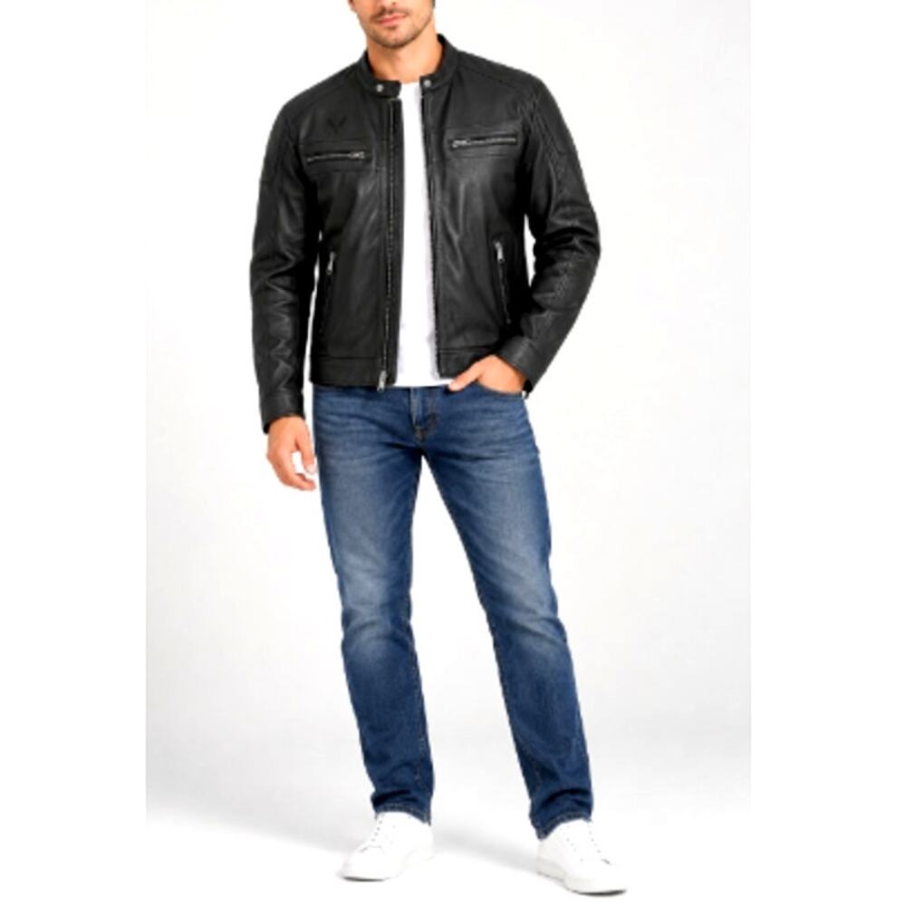 Piloti Corvette ZR1 Limited Edition Leather Jacket Black Size L